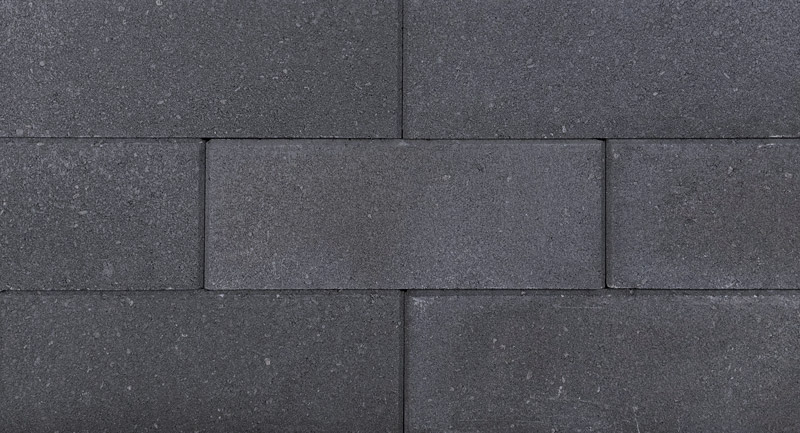 Stackton Zaunsteine mit steinglatter Oberfläche in Anthrazit